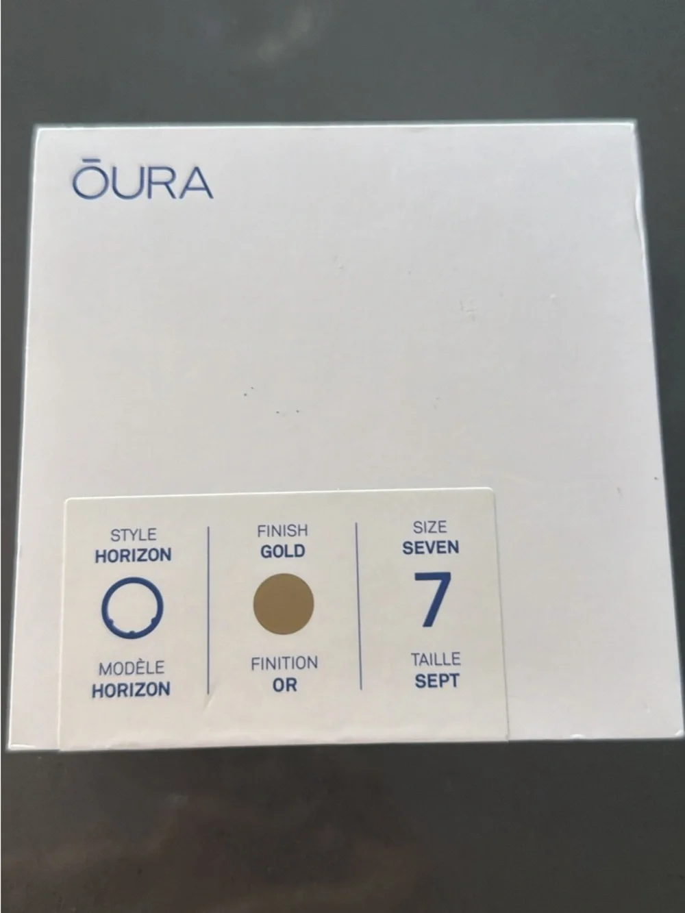 Oura Ring Horizon in Gold  Gen3